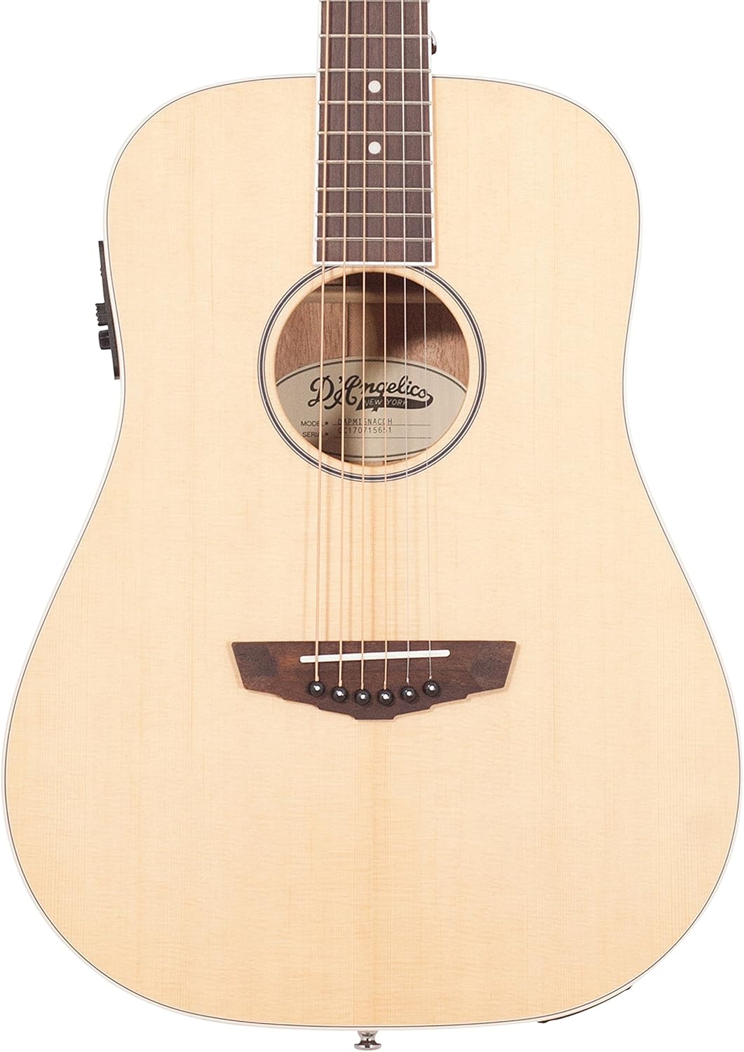 D'Angelico Premier Niagra Acoustic-Electric Guitar - Natural Spruce