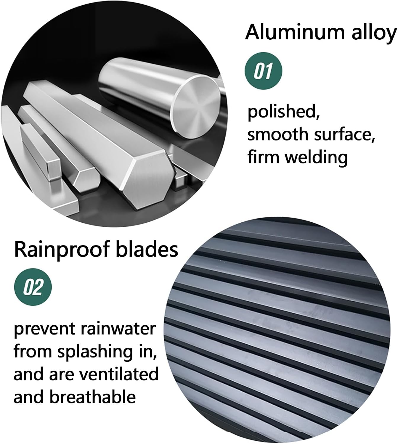 Outdoor Window Privacy Screen Aluminum Protective Cover, Air Conditioner Cover for Outside Units, Air Conditioning Cover Trash Can Enclosure Flower Stand for Patio Lawn (Color : B