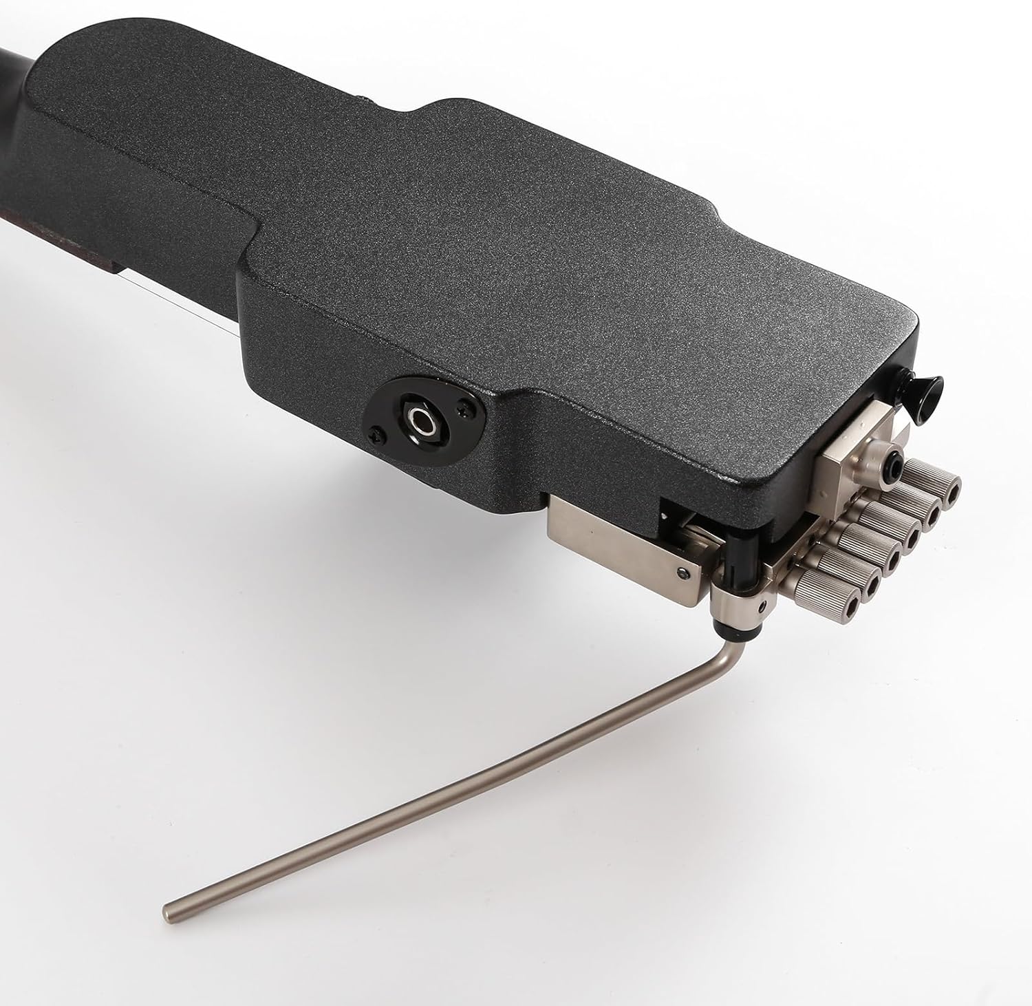 VENEKA Headless Electric Guitar 6 String Travel Headless Electric Guitar with Double Locking Tremolo Bridge and Dual Rail High Output Pickup (Color : 02)