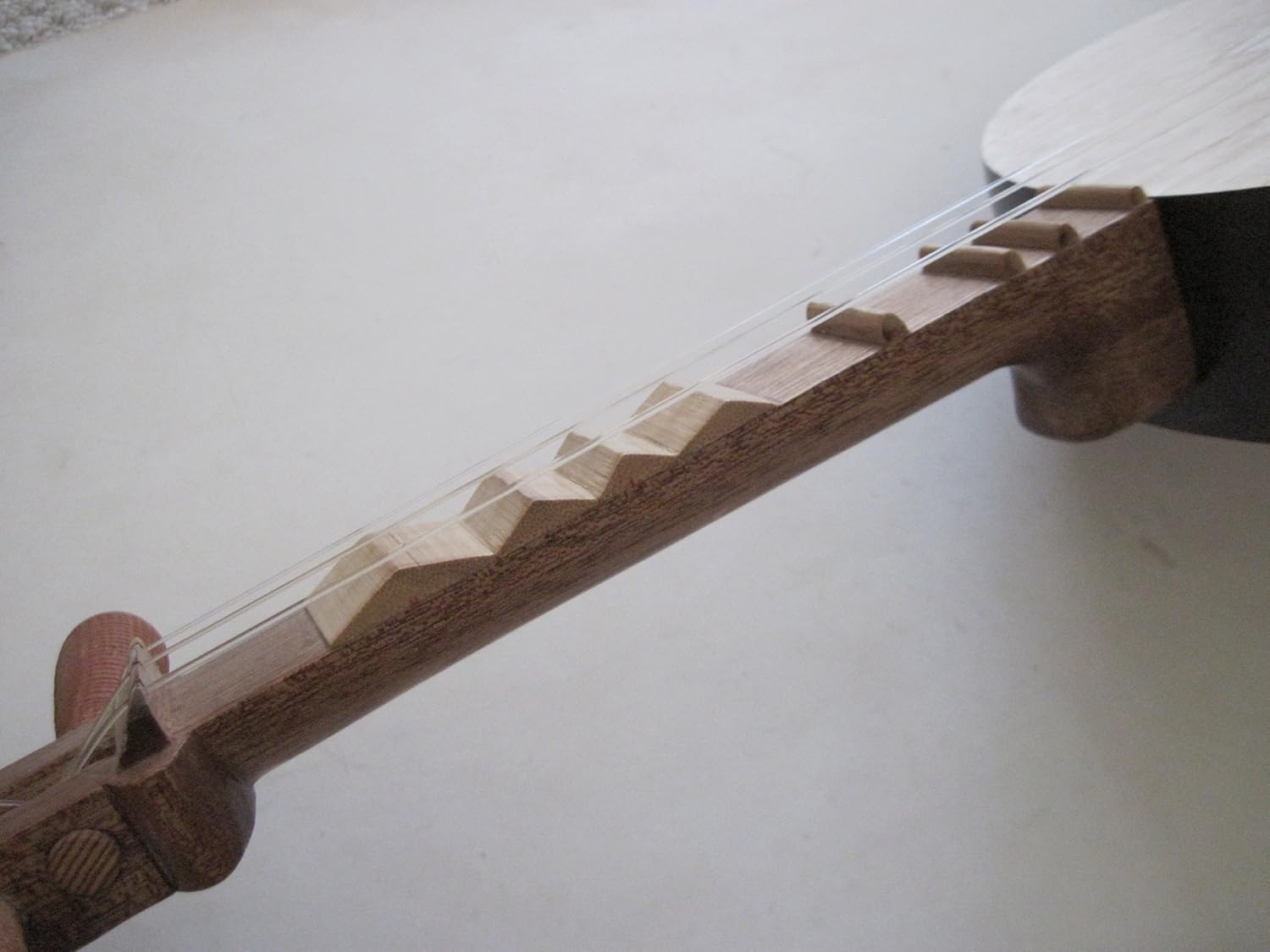 Chinese Moon Guitar (Yueqin or Yueiqin) 100% Hand-Crafted w. 3 Strings Folklore Guitar instrument Southern Regions China/Taiwan