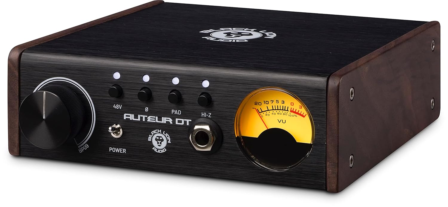 Black Lion Audio Auteur DT Single-Channel Desktop Microphone Preamp