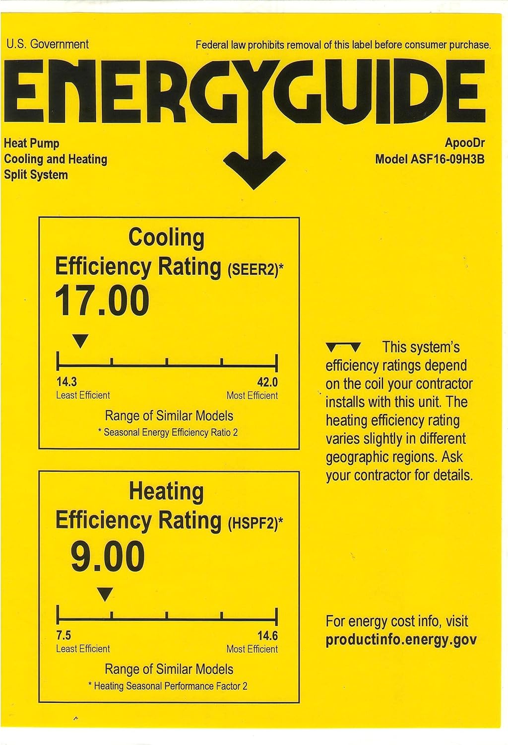 9000 BTU Mini Split Air Conditioner Ductless Inverter System 17 SEER2 with Heat Pump 110V,with Installation Kit