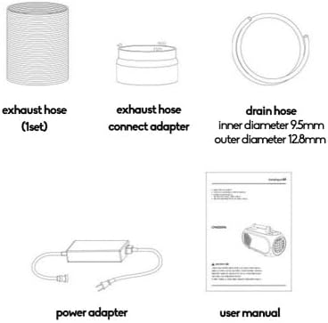 campingM portable air conditioner Convenient for outdoor activities 18.5x7.5x9.5inch 100-240V~, 50/60Hz, 2.5A