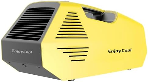 Pportable Air Conditioner,Portable Air Conditioners,Portable AC Unit, Tent Air Conditioner,Portable Air Conditioner Camping,Camping Fan with Dehumidifier,Tent,RVs or Home Use yellow
