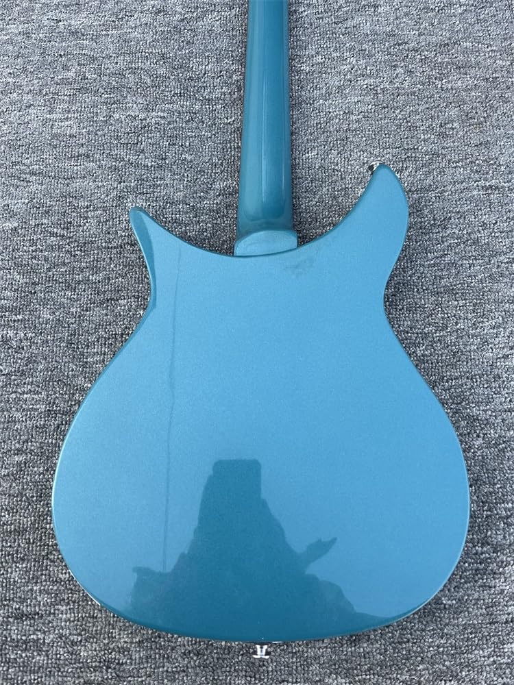 F Hole 325 electric guitar 6-string electric guitar, Blue paint 527-string pitch, R bridge