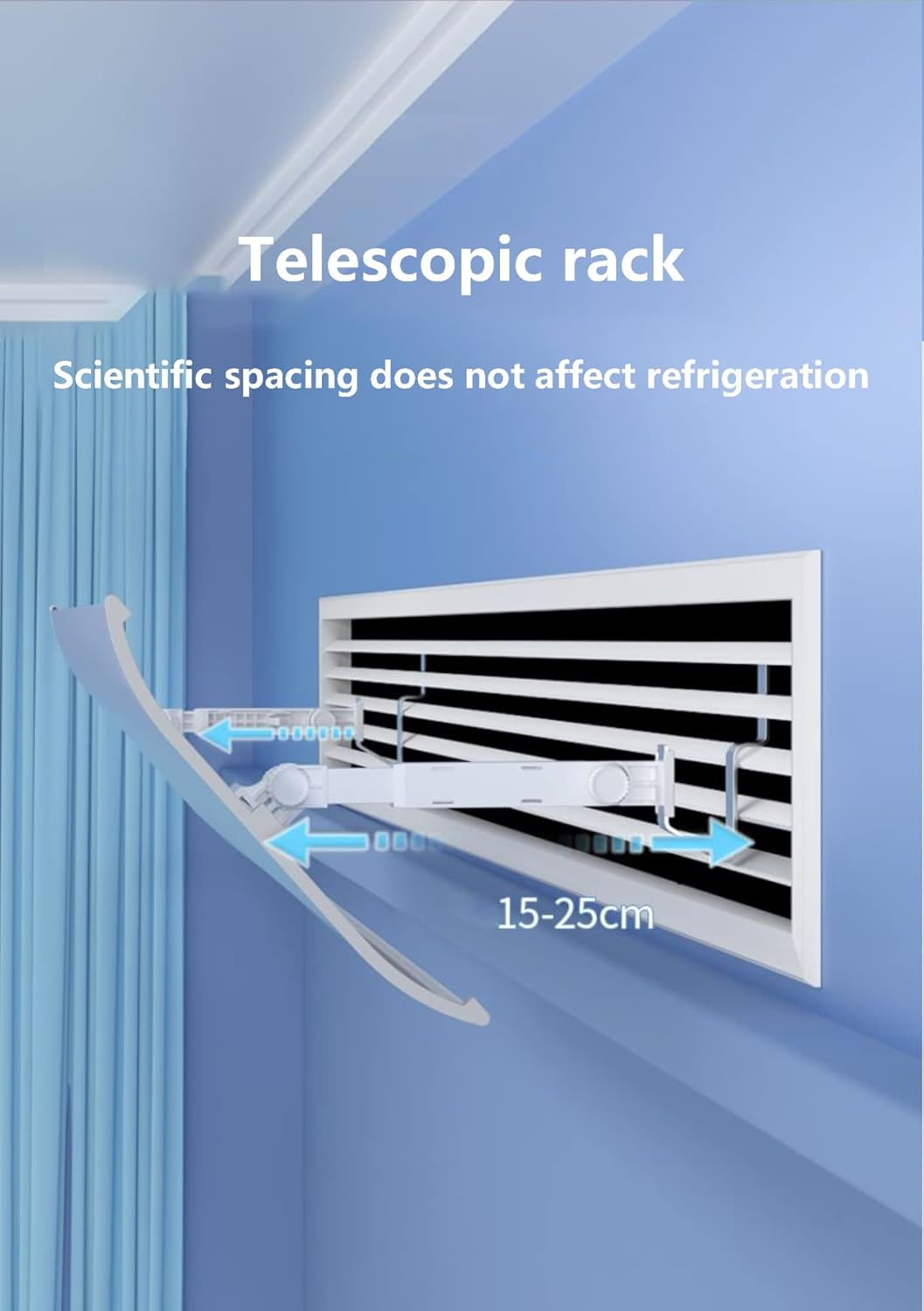 Air conditioning deflector Air Conditioner Deflector Windshield Baffle Anti-direct Blowing Home Hotel White