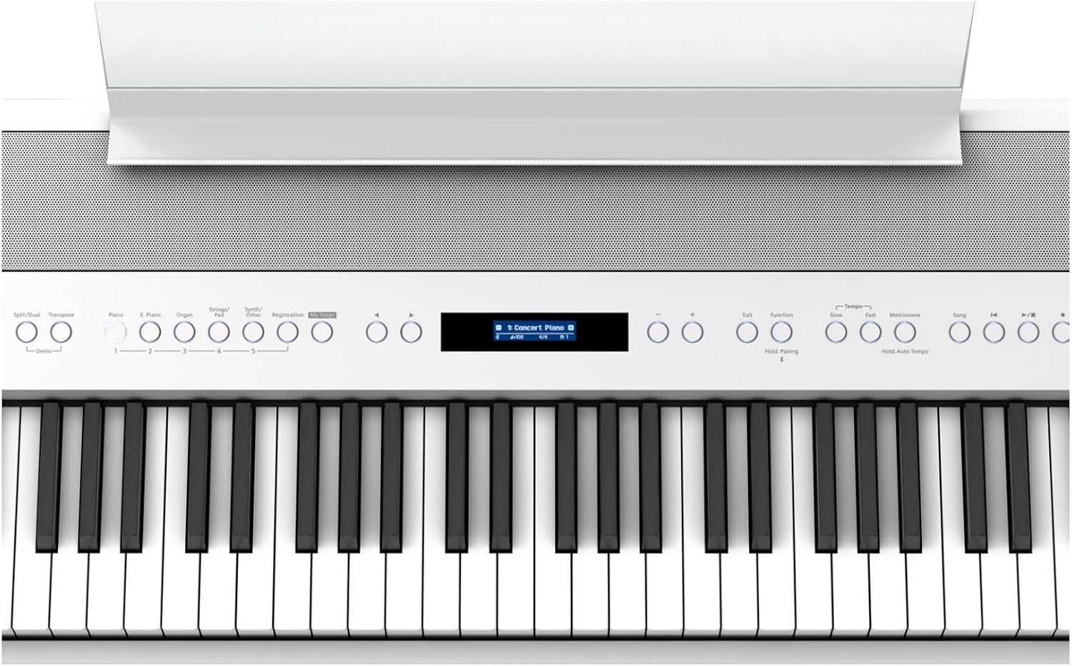 Roland FP-90X | Flagship Portable 88-Note Digital Piano | Immersive & Powerful 4 Speaker System | Distinctive Acoustic Tones & Deep Sound Shaping | Bluetooth & MIDI Connectivity | White