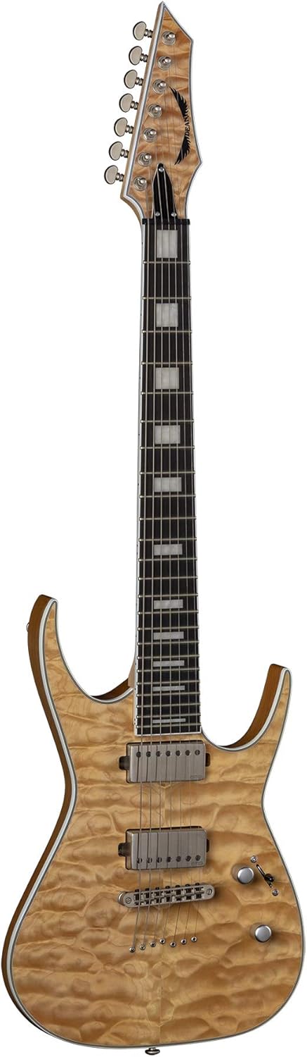 Dean Exile Select 7 String Quilt Top, Satin Natural, Bundle