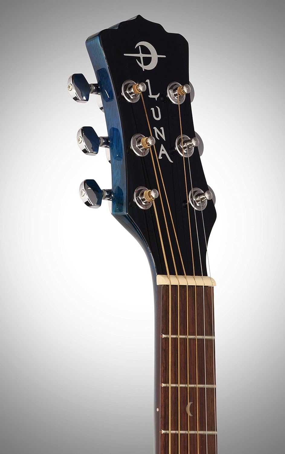 Luna Travel 3/4 Size Acoustig 6 String Guitar w/ Starry Night Graphic