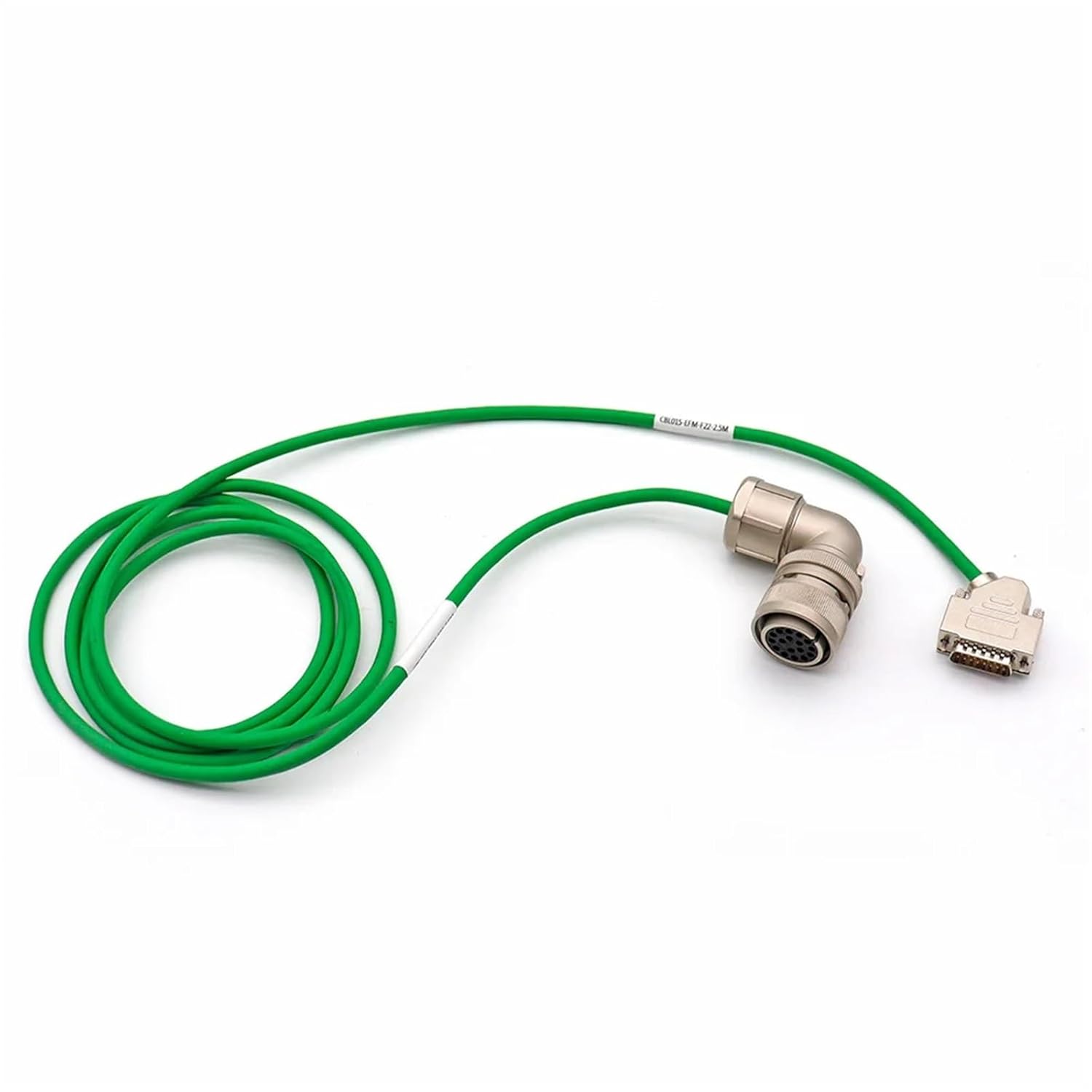 17Pin Encoder Cable Right Angle to D-Sub Servo Signal Wire for CNC Machine/Automation – 1m 2m 3m 5m 10m 15m(15m)