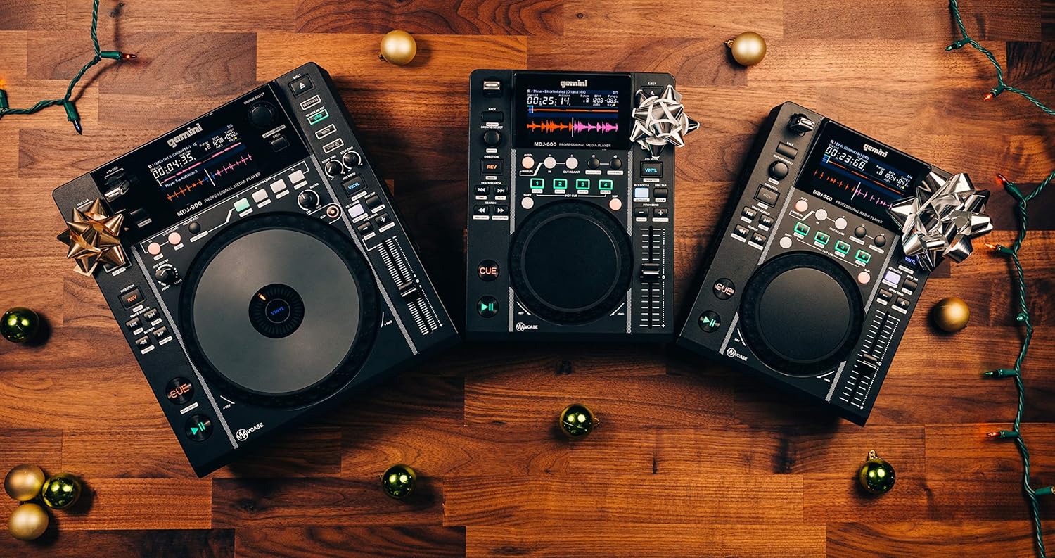 Gemini Sound MDJ-600: Professional CD & USB DJ Media Player with 4.3