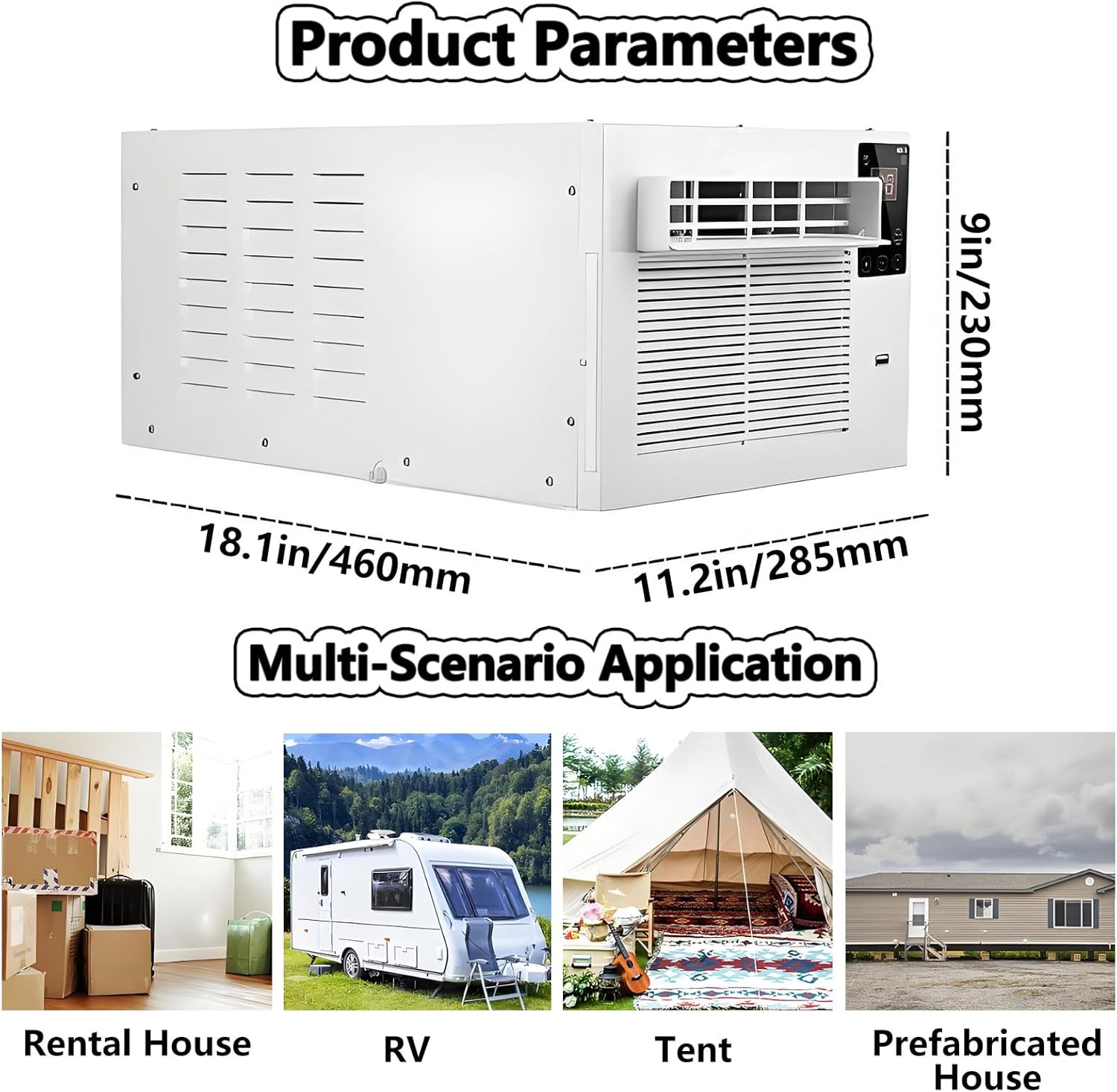 Portable Air Conditioner Mosquito Net Compact size Dehumidifier Personal Air Cooler Fan with Remote Control 1-12h timer Air Cooler Fan Unit for Room up to 5-8m²