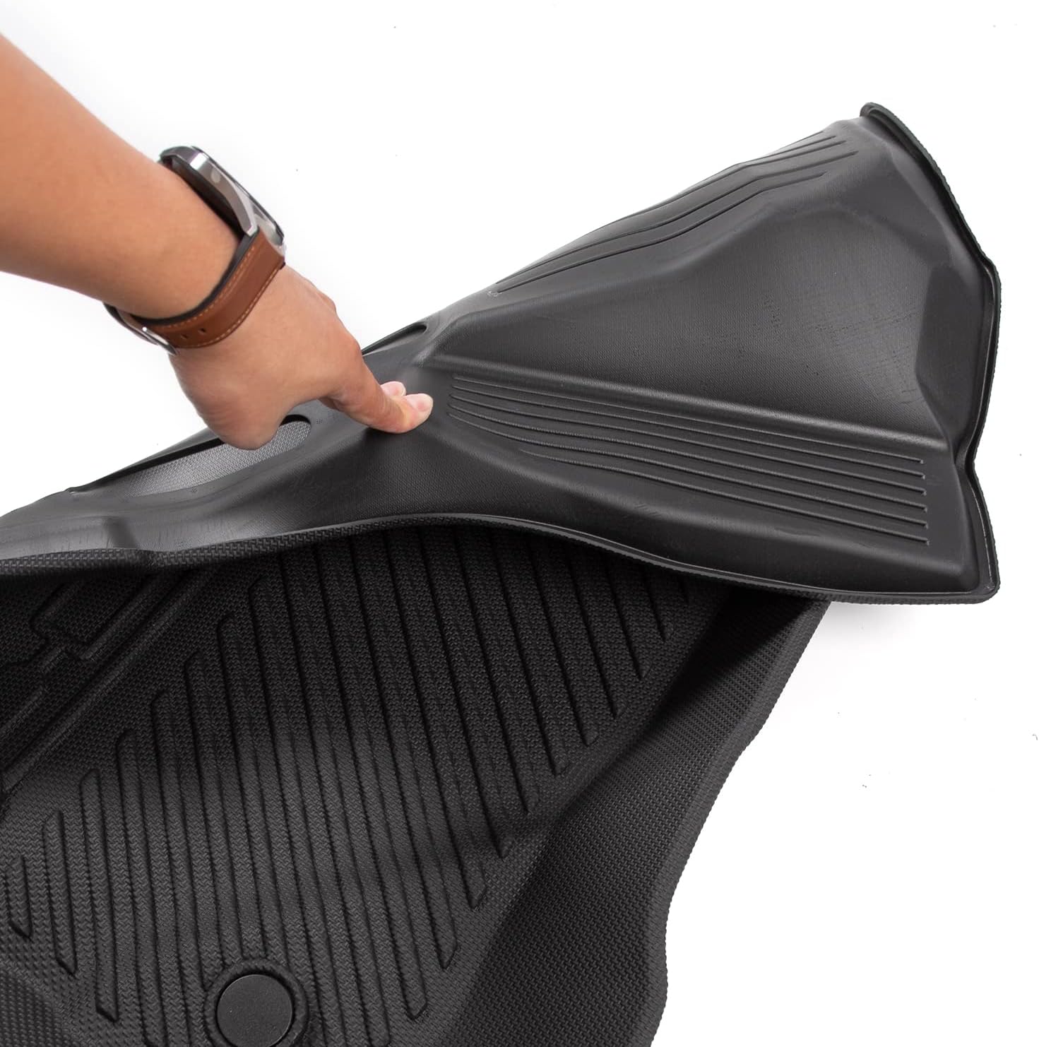 Rongtaod Floor Mats Compatible with 2021-2024 2025 Ford Bronco 2 Door Floor Mats Cargo Liner Rear Trunk Mat 2023 Bronco Accessories (Trunk Mat+Backrest Mats+Floor Mats)