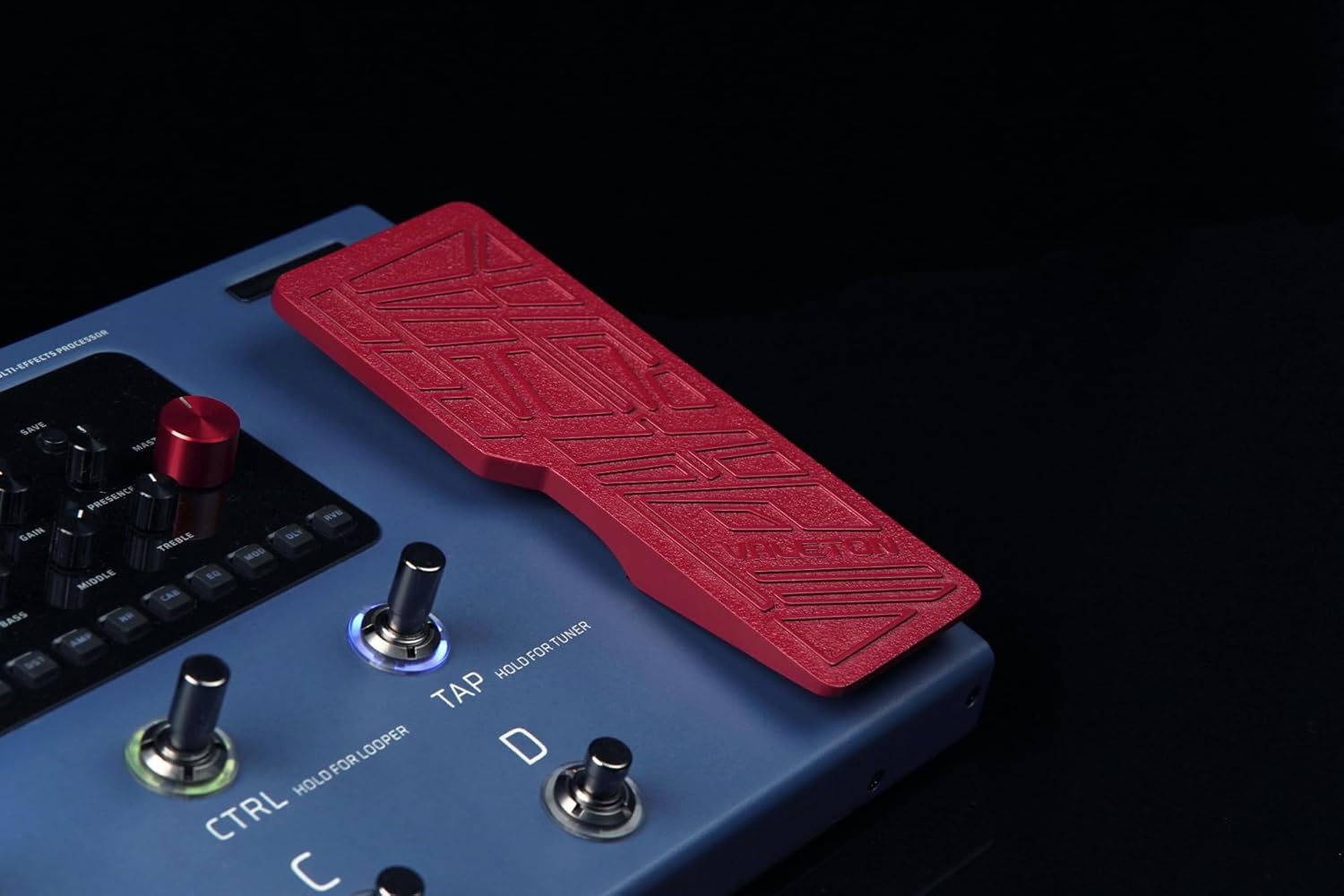 Valeton Guitar Pedal Multi-Effects Processor Guitar Bass Amp Modeling IR Cabinets Simulation with FX Loop MIDI I/O Expression Pedal Stereo OTG USB Audio Interface GP-200X