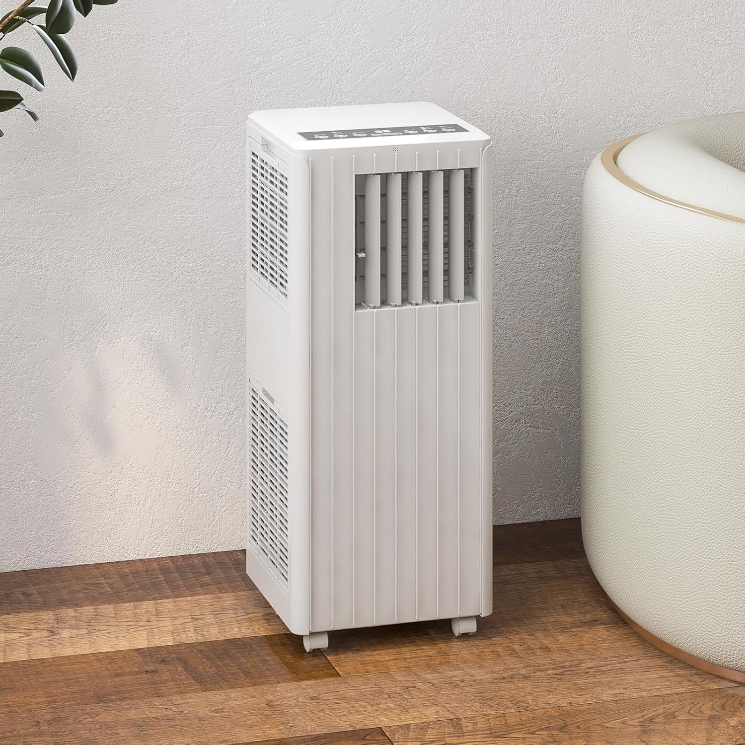 Portable Air Conditioner 8,000 BTU, 3-In-1 Compact Indoor AC Unit, Window Installation Kit & Remote Control for Room Up to 350 Sq. Ft.