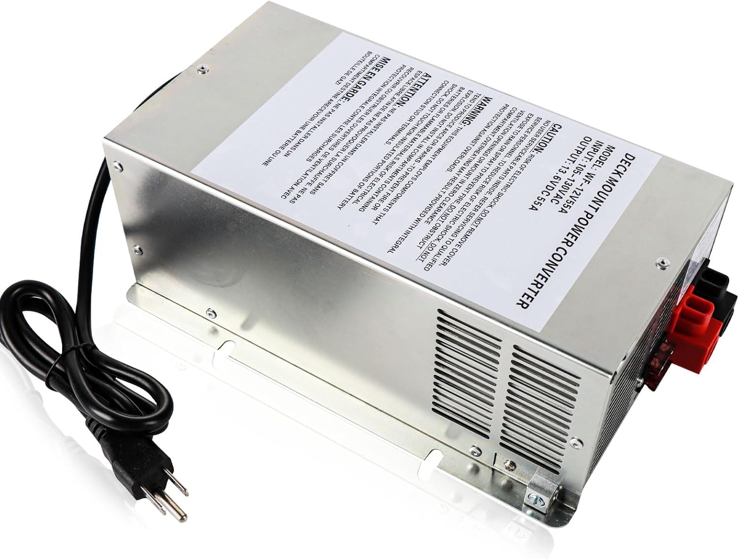 WF-9855 RV Power Converter Deck Mount Charger 55 amp Camper Inverter Compatible with WF-9855-AD,WF-9855-AD-CB&Other WF-9800 Series