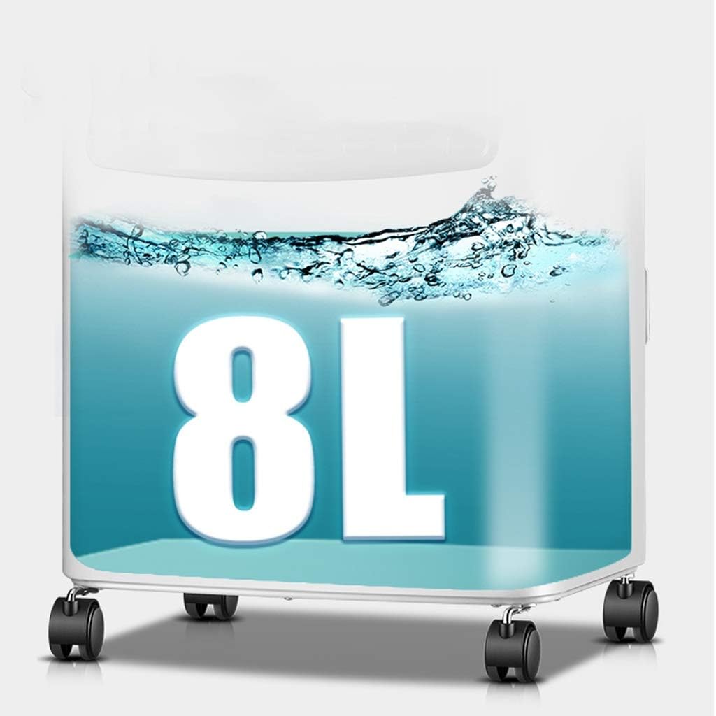 Portable Air Conditioner Fan Air Cooler, Air Conditioner Evaporative With Remote Control Misting Humidifier Fan And Bladeless Noiseless Fan, For Office, Dorm, Room(Free Ice Tray)