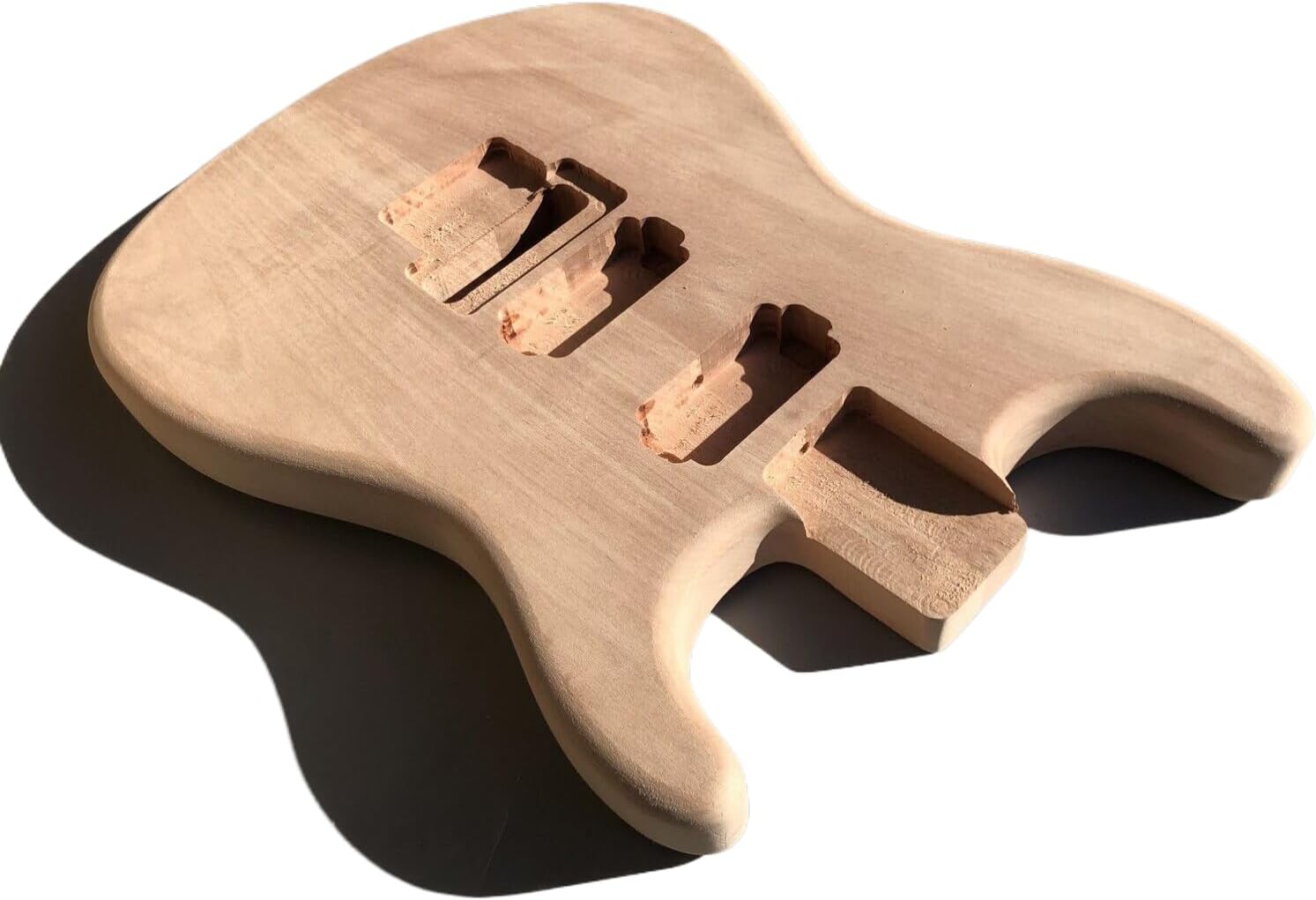 unfinished guitar body floyd rose DIY replacement for guitar project Build your own HH Style Bolt on heel