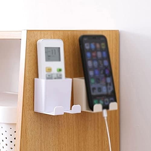 Under Bed Storage Wall Mounted Organizer Storage Box Remote Control Air Conditioner Stand Holder Hotel Office Home Storage Box Home Supplies (Color : Gray) (Beige)