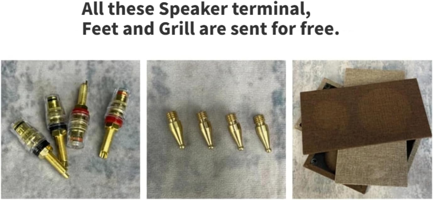 Generic Craftsmen Customized One Pair 12 Inch Full-Range Birch Plywood Empty Speaker Cabinet Box Copy Tannoy Canterbury GR Louderspeaker HiFi DIY (Red)