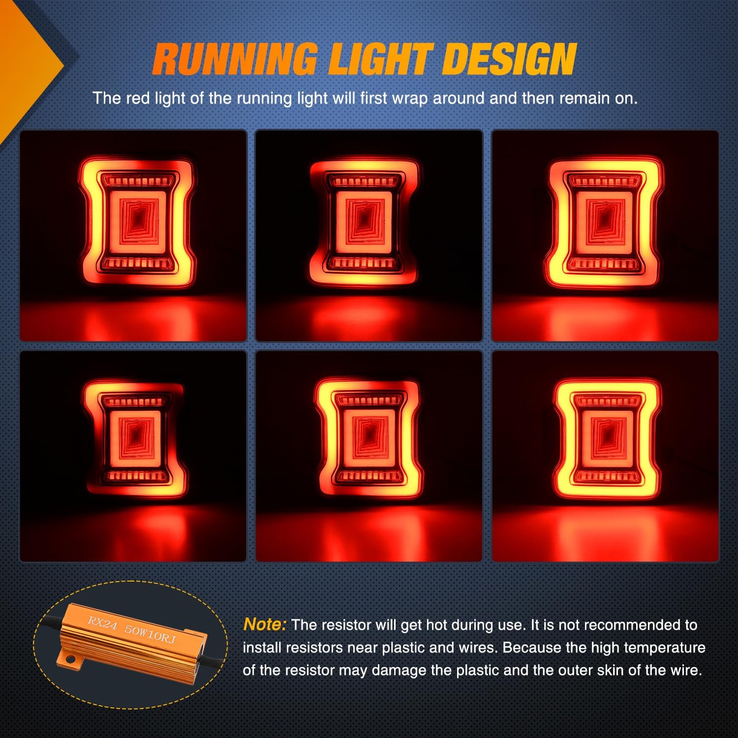 Nilight JL Tail Light LED Smoked Lens White Lights Back Up Reverse Red Running Brake Stop Turn Signals DOT APPROVED Taillight Compatible With 2018-2025 Jeep Wrangler