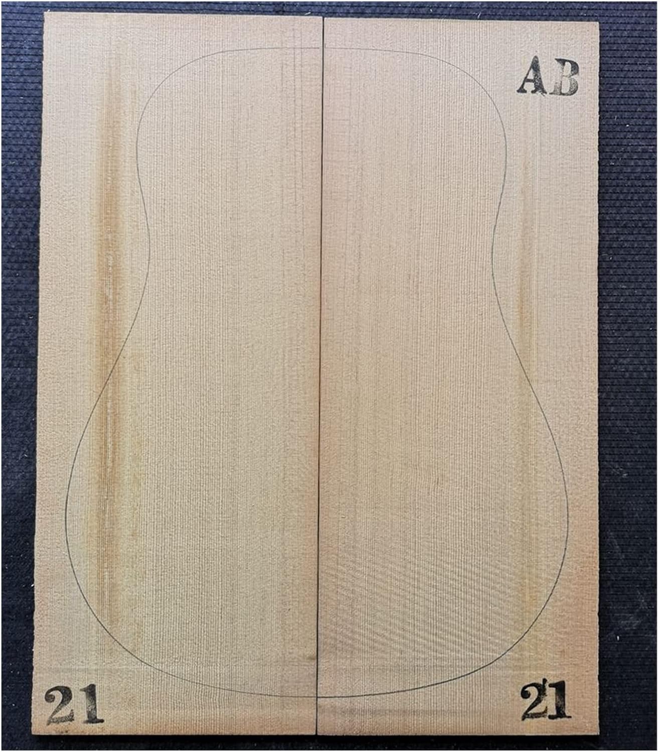 Spruce Veneer Guitar All-Single Guitar Making Materials Guitar DIY Accessory (Color : 2)