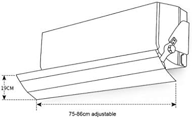 Retractable Air Conditioner Deflector, Prevent The Air From Blowing Straight, Universal Cabinet Air Outlet Wind Shield Plate, Cold Air Baffle