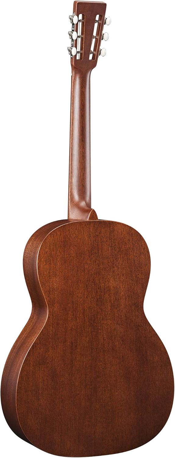 Martin Guitar 000-15SM with Gig Bag, Acoustic Guitar for the Working Musician, Mahogany Construction, Satin Finish, 000-12 Fret with Slotted Headstock, and Low Oval Neck Shape
