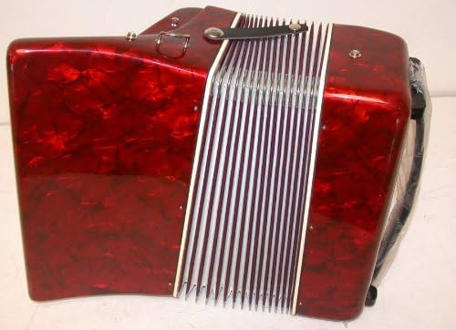 Hohner Accordions Hohnica 1305-RED 34-Key Entry-Level Piano Accordion (Red)