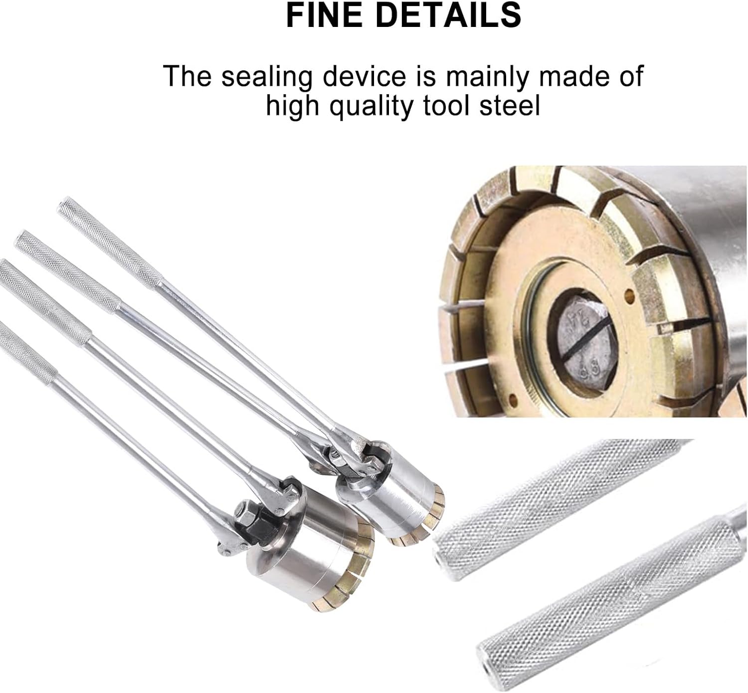 200L Oil Drum Pressure Cap Sealing Barrel Crimping Tool, 35/70Mm Oil Drum Sealing Machine, Drum Capping Sealing Machine,70Mm-35mm+70mm