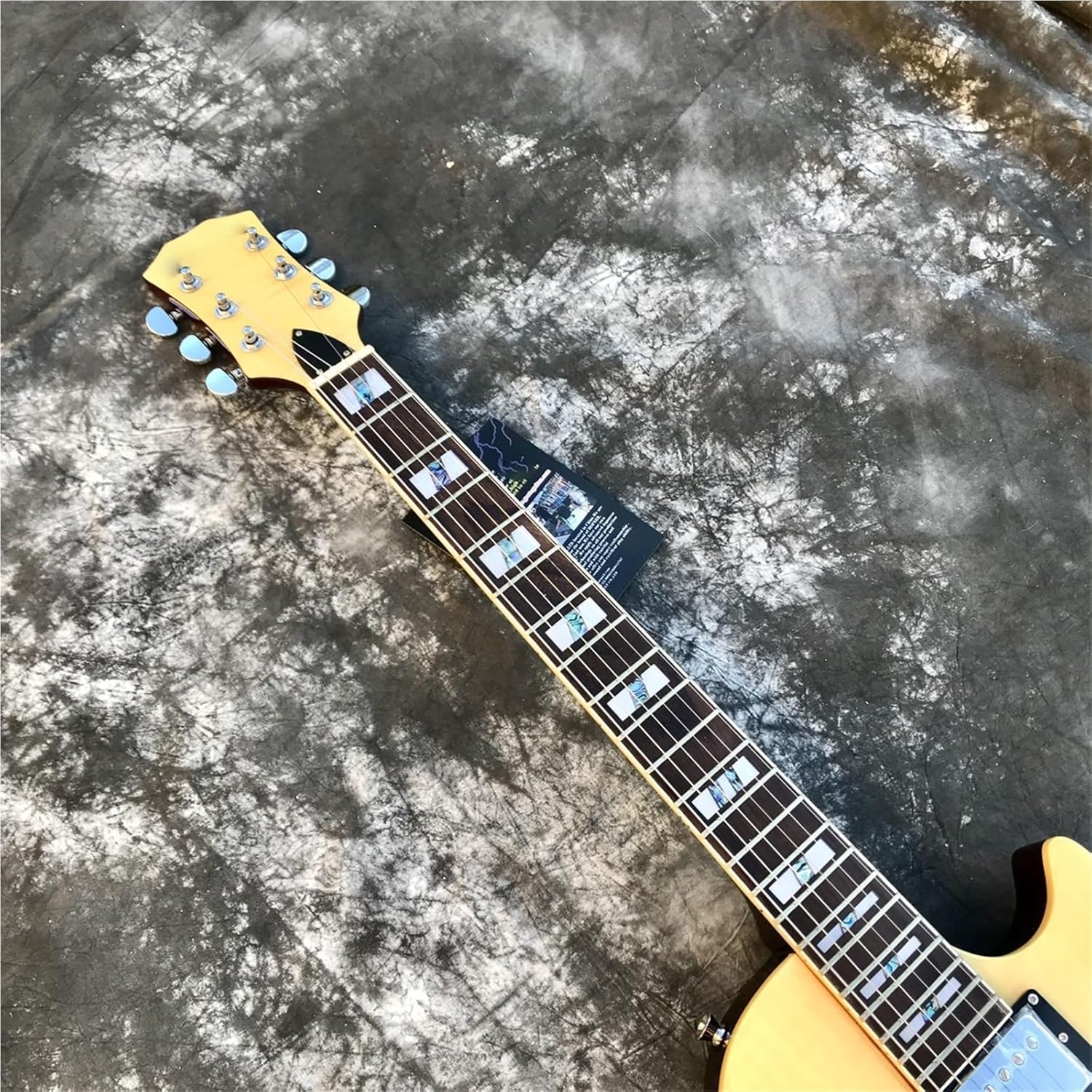 Beginner Electric Guitar Kits Semi Hollow Jazz Electric Guitar With Dual P90 Pickups(Black)