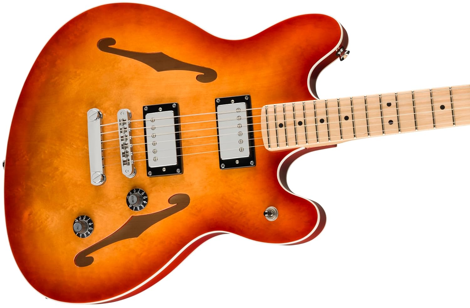 Fender Affinity Series Starcaster Deluxe, Maple Fingerboard, Sienna Sunburst