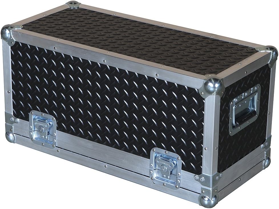 Head Amplifier 3/8 Ply Professional ATA Case with Diamond Plate Laminate Fits 65amps London Pro 18w Tube Guitar Amp Head