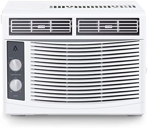 5,000 BTU Window Air Conditioner, Cools Up to 150 Sq.Ft., Quiet Operation, AC Window Unit With 7-Speed Temperature Sdjustment, 2 Fan & Cooling Speeds, White