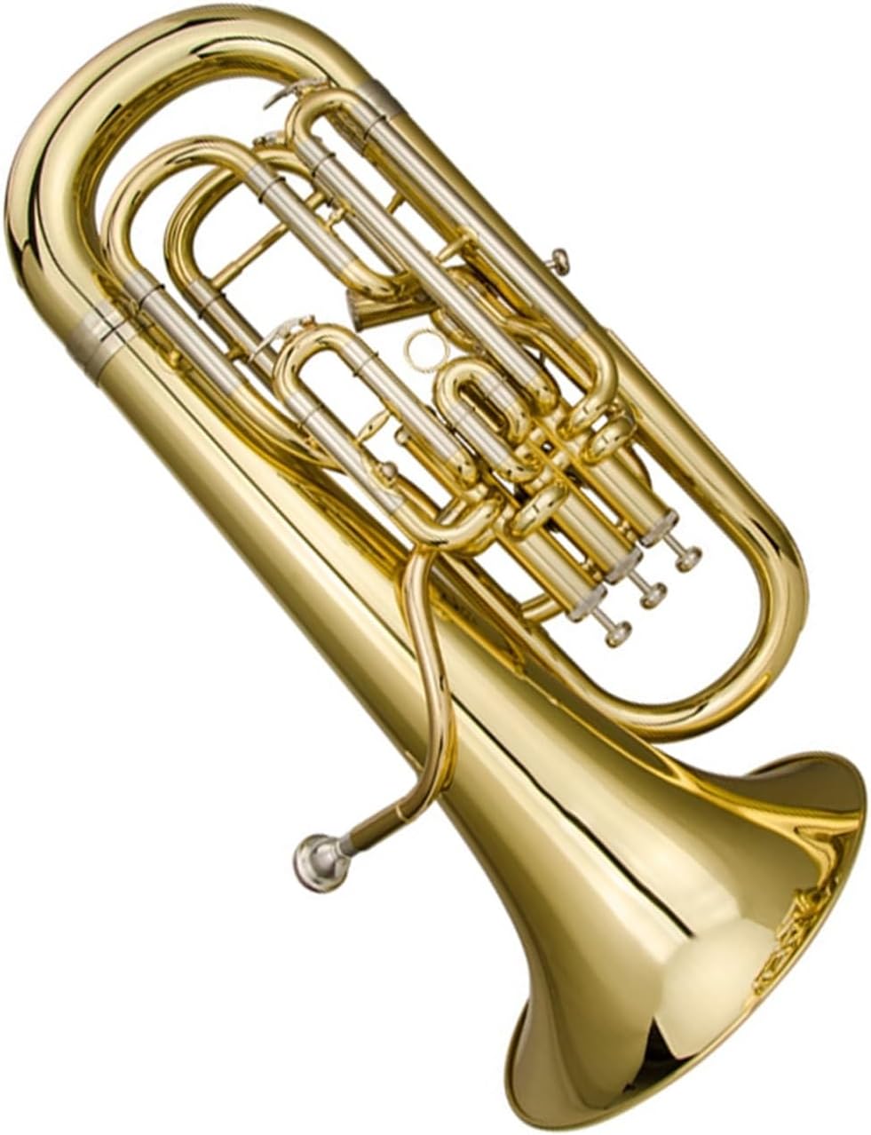Euphonium Brass Instrument In B Flat Major Four Keyed Euphonium All-brass Instrument