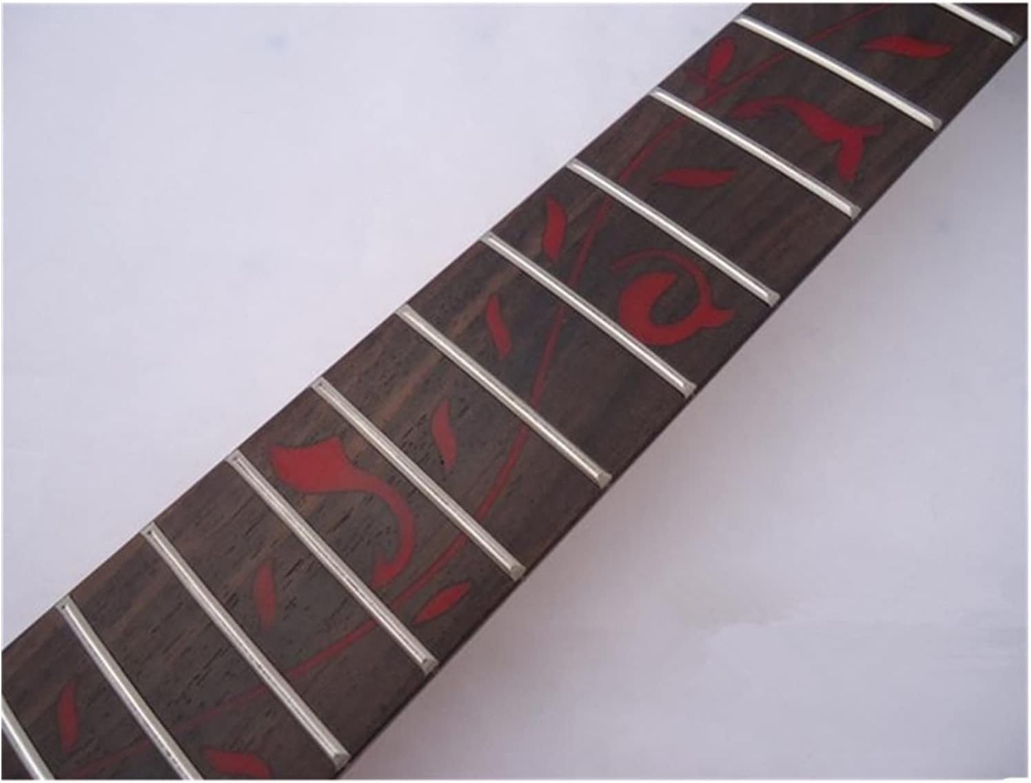 24 Frets Electric Guitar Neck Rosewood Fingerboard Guitar Strings Lock Guitar Accessories Parts Unfinished Guitar Neck