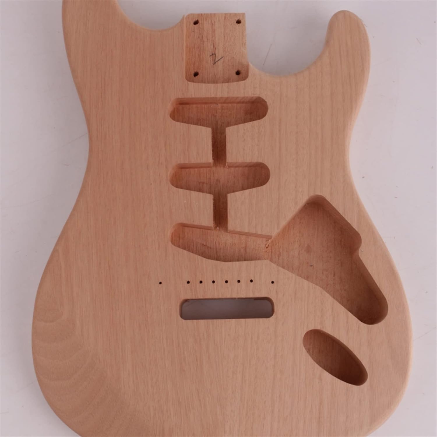 Unfinished Maple Neck Fretboard Mahogany Body 22 Frets Electric Guitar Kit DIY Unfinished Guitar Set (Color : 02)
