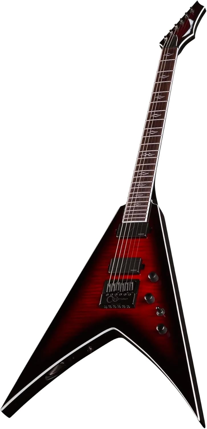 Dean Guitars Vengeance Select Evertune Fluence, Black Cherry Burst, VEN SEL ET FL BCB (Guitar Only)