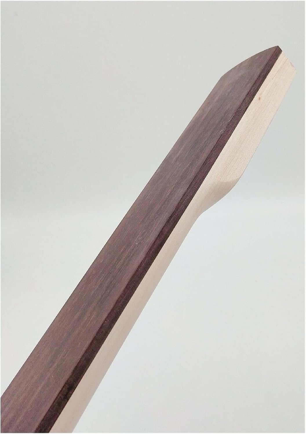 ZUZU Fretless Maple 20 Fret Neck for Electric Bass Guitar Neck Parts Replacment Unfinished Guitar Neck