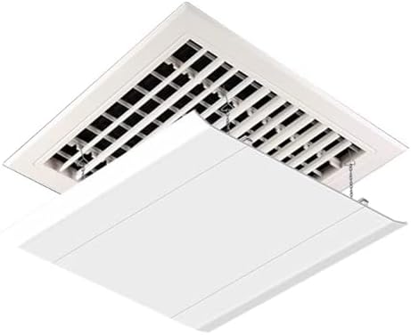 Adjustable AC Vent Deflector, Central Air Vent Deflector, Ceiling Air Conditioner Wind Deflector for Home, Office, Hotel