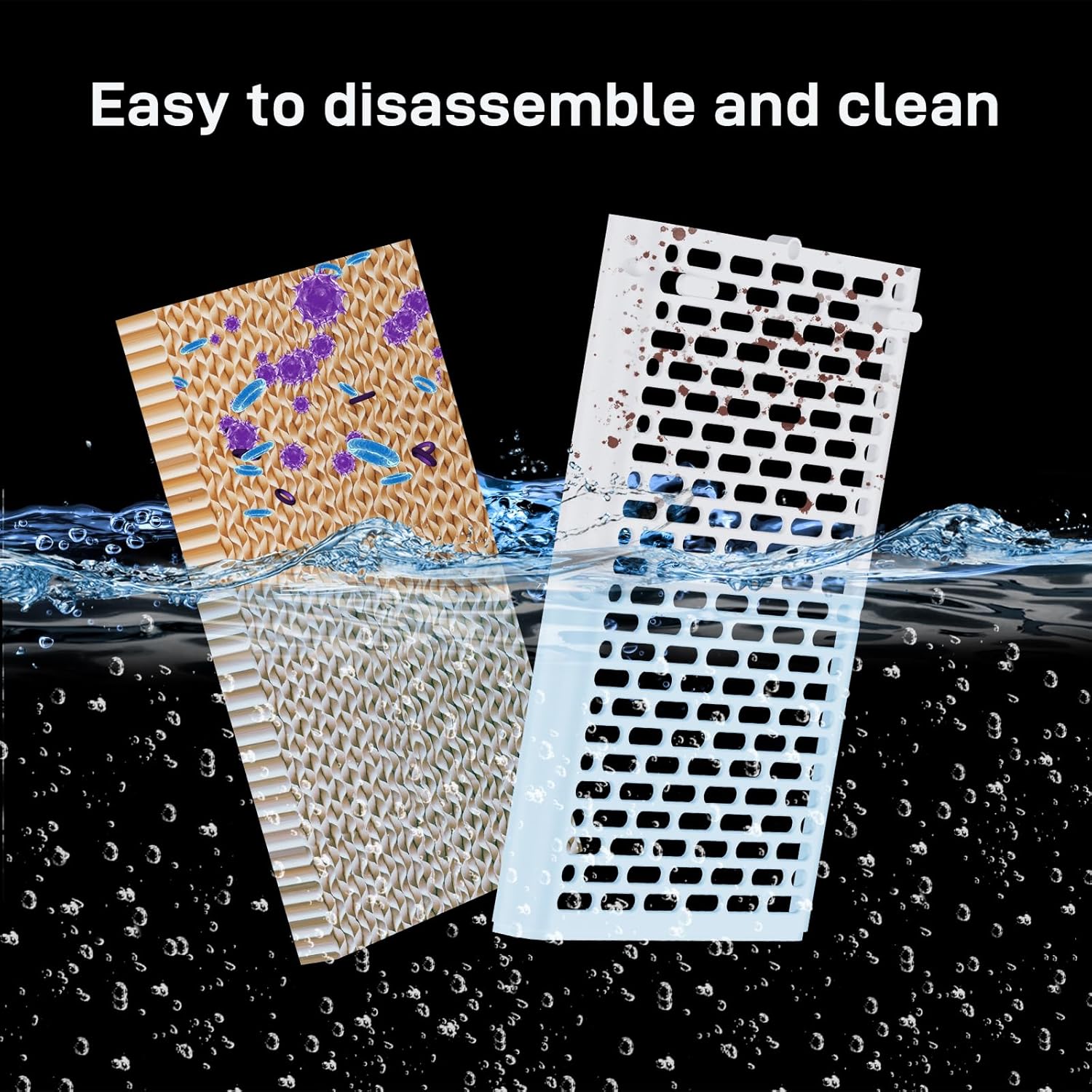 Portable Air Conditioners, Evaporative Air Cooler, Portable AC Cooling Fan w/ 3 Spds & Cooling Mode & Timer, Swamp Cooler w/Remote, Windowless Air Conditioner Portable for Room Home