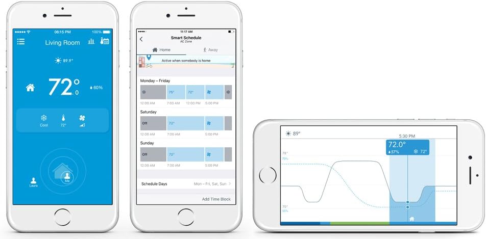 Tado Smart Air Conditioner and Heater Controller, Wi-Fi, Compatible with iOS and Android, Works with Alexa