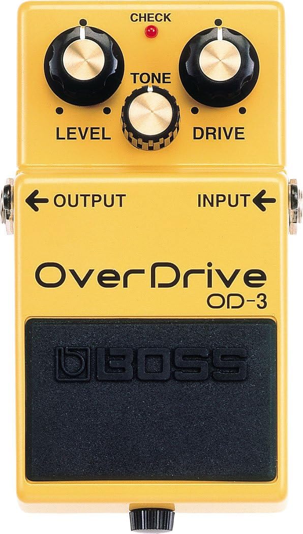 BOSS OD-3 Overdrive Guitar Pedal (OD-3), gold, meduim