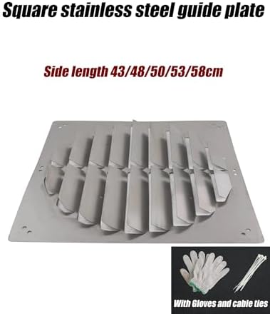 Air Conditioner Deflector for Outside Units, Stainless Steel Shutter Deflector, Ac Protection Cover, Prevent Direct Blowing, Air Outlet Condenser Defender Grilles