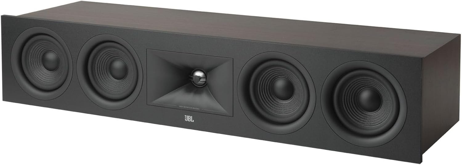 JBL Stage 2 245C 2 Way Quad 4.5 Inch Center Channel Loudspeaker (Espresso)
