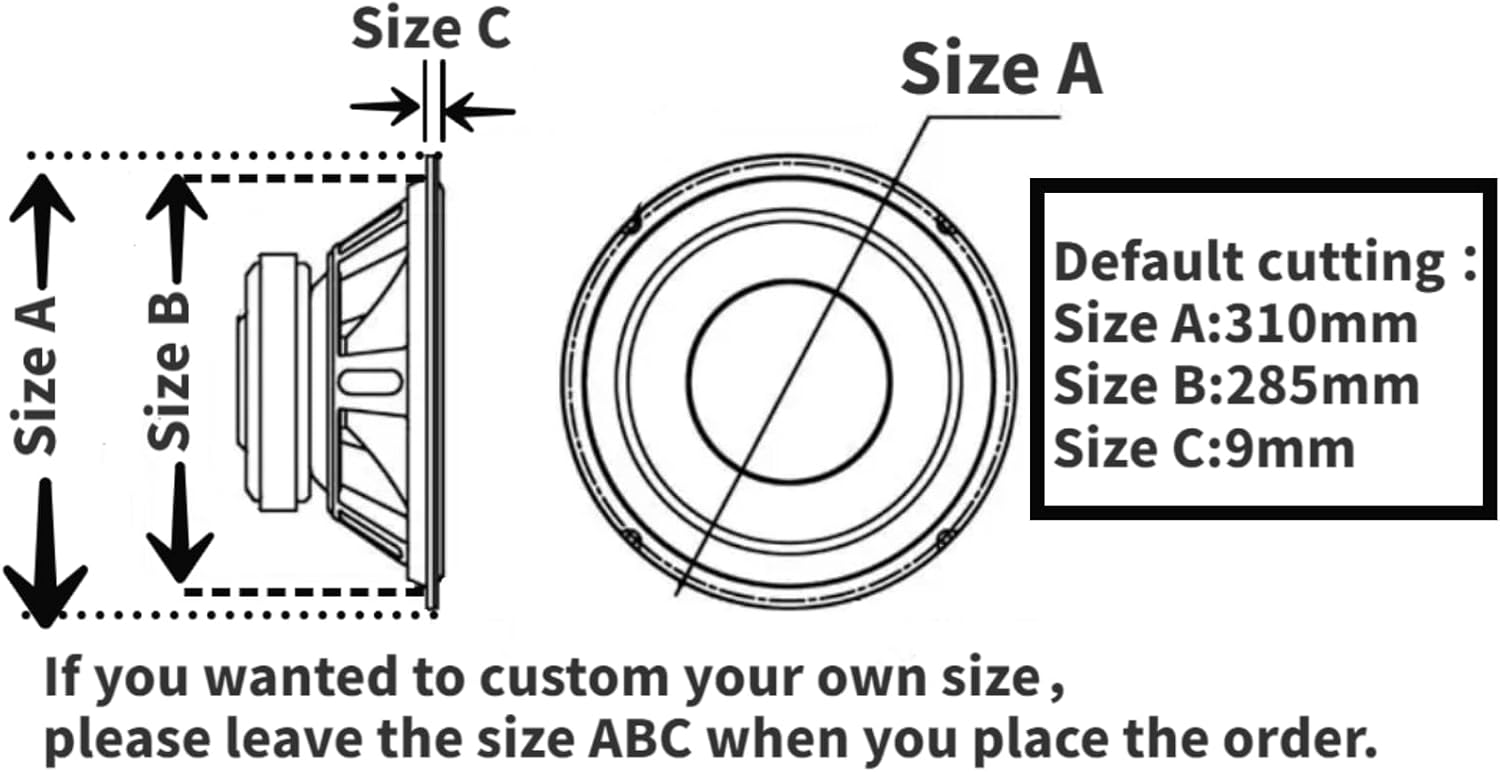 Generic Craftsmen Customized One Pair 12 Inch Full-Range Birch Plywood Empty Speaker Cabinet Box Copy Tannoy Turnberry Louderspeaker HiFi DIY (Red)