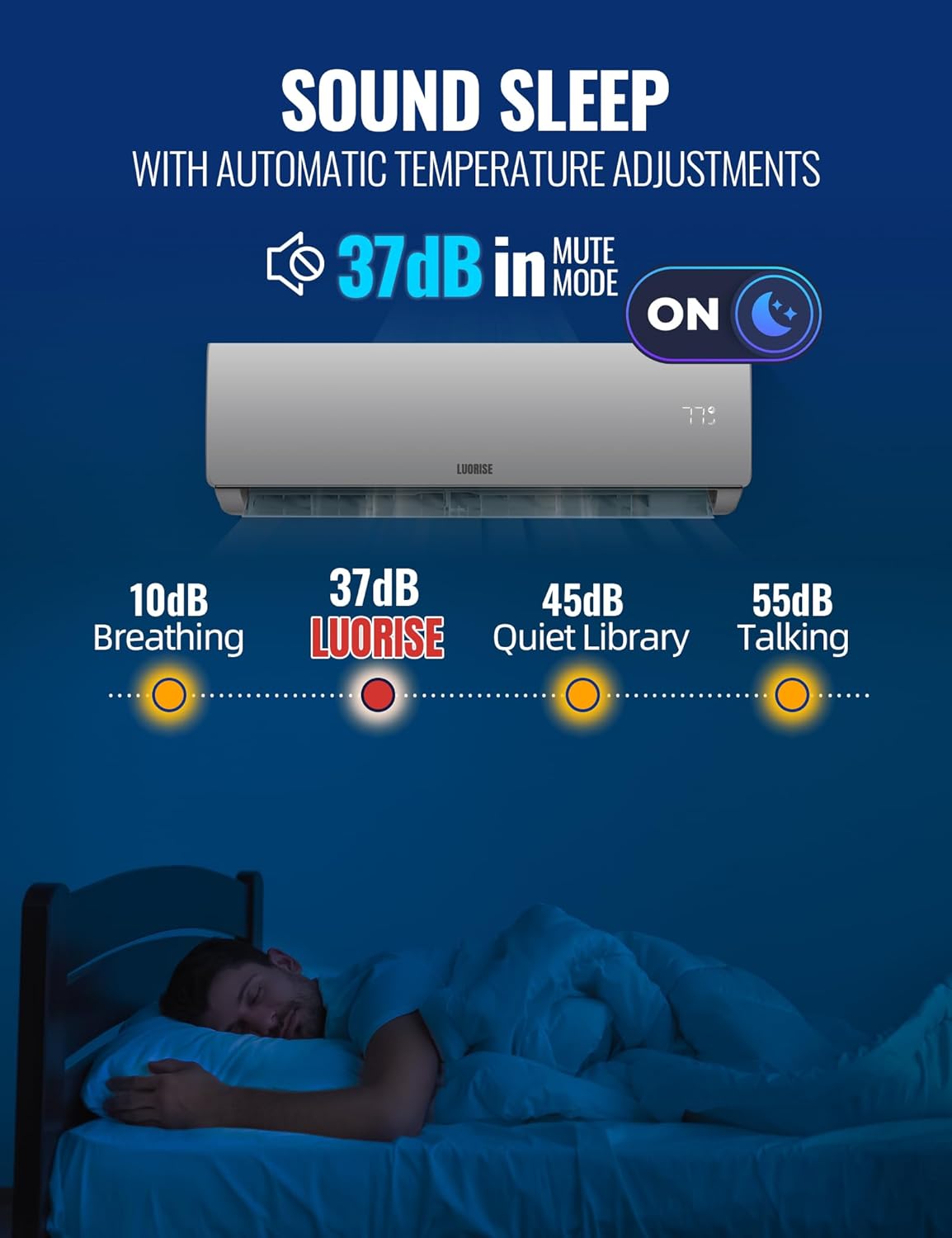 23000 BTU WiFi Mini Split AC/Heating System, Ductless Air Conditioner, 17 SEER2 230V Inverter Wall AC Unit, Cools Up to 1500 Sq.Ft, Pre-Charged Heat Pump & 16.4ft Installation Kit