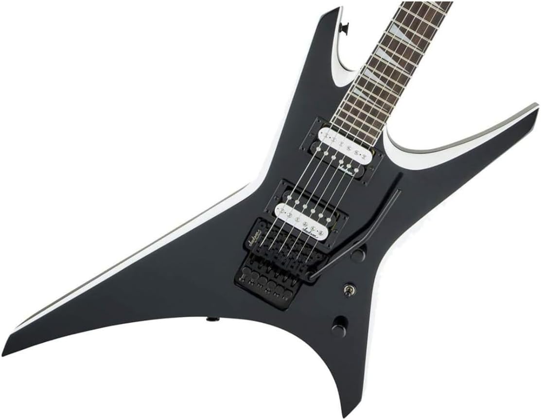 Jackson JS32 Warrior - Black with White Bevels