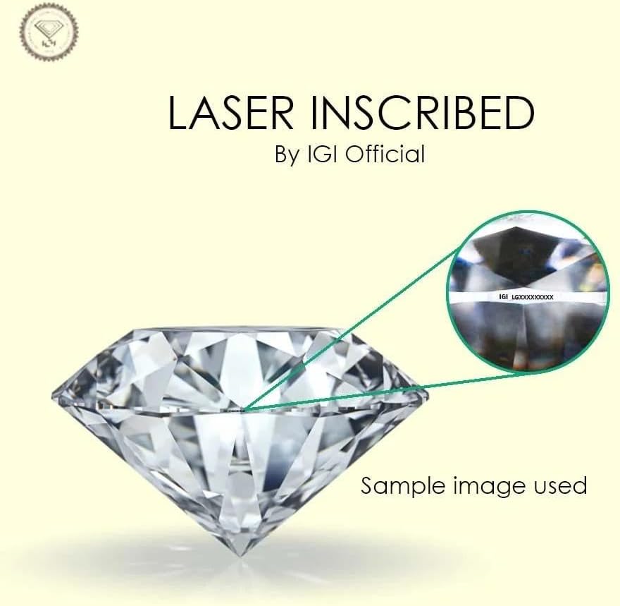 IGI Certified Lab Grown Loose Diamond, 1-10 CT TW (E-F Color, VVS-VS Clarity) for Making Precious Fine Jewelry