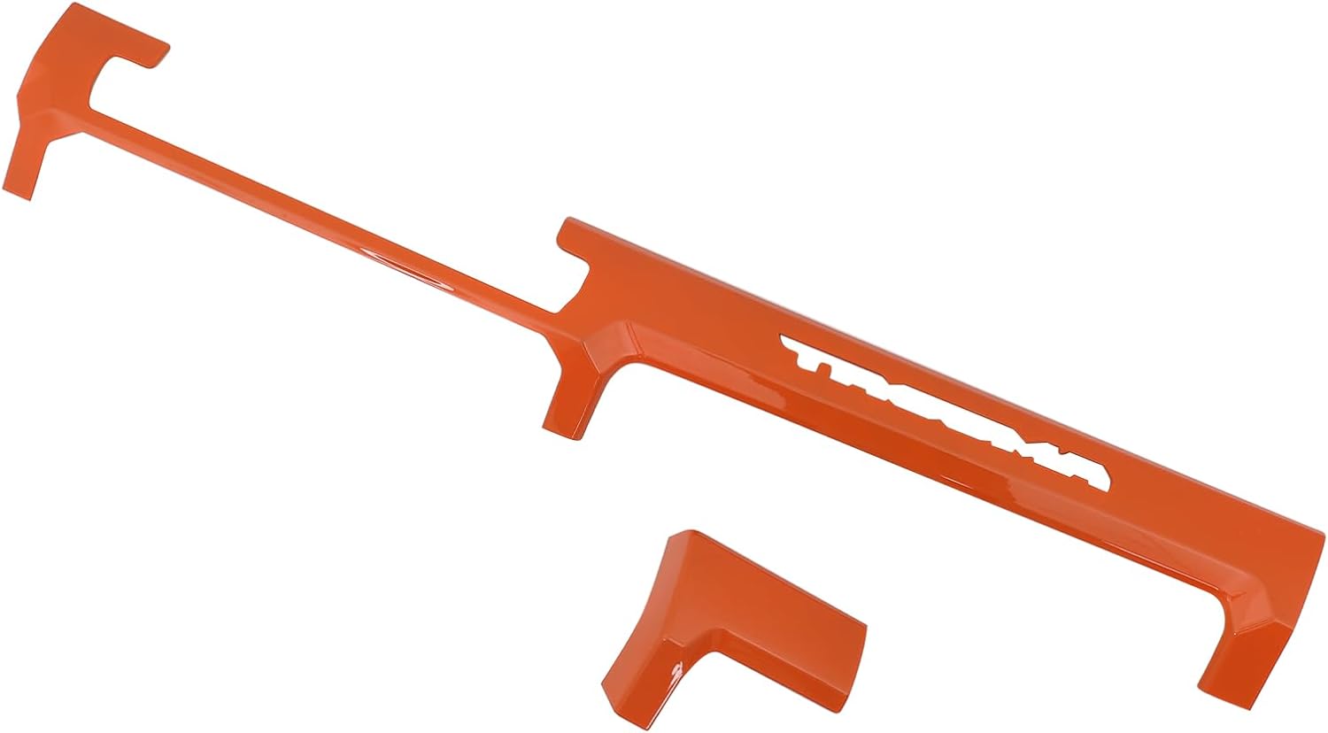 Aunginsy Center Console Dashboard Panel Cover Trim Strips Compatible with Toyota Tacoma 2024 2025 2026, Car Instrument Molding Panel Decorative Frame Protector ABS Accessories (for 14.3in Screen)